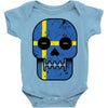 sweden till i die Baby Bodysuit
