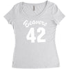 beavers 42 Women's Triblend Scoop T-shirt
