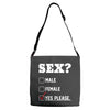 Sex Yes Please Adjustable Strap Totes