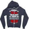 sorry girls this guy is taken by super sexy nurse Zipper Hoodie