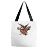 sailor jerry tattoo art military mermaid Tote Bags