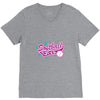 softball diva neon V-Neck Tee