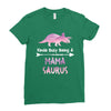 cool mama saurus. Ladies Fitted T-Shirt