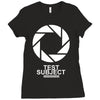 test subject 2 Ladies Fitted T-Shirt