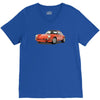 red car V-Neck Tee