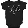Caffeine Molecule Baby Bodysuit