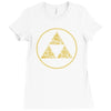 the triforce Ladies Fitted T-Shirt