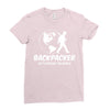 Backpacker Let's Explore The World Ladies Fitted T-Shirt