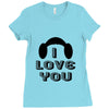 i love you and i know Ladies Fitted T-Shirt