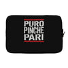 puro pinche pari funny Laptop sleeve