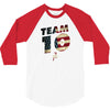 team 10 american flag 3/4 Sleeve Shirt