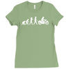 evolution of man Ladies Fitted T-Shirt