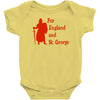 for england and st Baby Bodysuit
