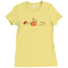 spooky kitties Ladies Fitted T-Shirt