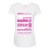quens are born in february Maternity Scoop Neck T-shirt