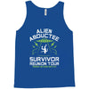 alien abductee survivor tour ufo nerd geek comic funny Tank Top
