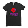 stylish retro hawaiian airlines Ladies Fitted T-Shirt