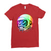 astronaut space cat new Ladies Fitted T-Shirt