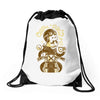 coffee racer Drawstring Bags