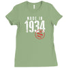 Made In 1934 All Original Part Ladies Fitted T-Shirt
