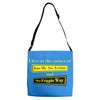 funny t shirt i live at the corner kiss my as &amp; no friggin way rude te Adjustable Strap Totes