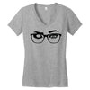 glasses Women's V-Neck T-Shirt