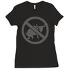 no bullshit Ladies Fitted T-Shirt