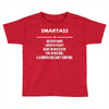 Smartass February Girl Toddler T-shirt