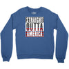 straight outta america Crewneck Sweatshirt