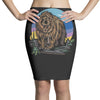 polygon bear graphic Pencil Skirts