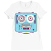 reel to reel Ladies Fitted T-Shirt