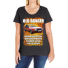 old funny banger cortina, ideal gift or christmas present. Ladies Curvy T-Shirt