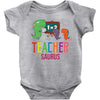 teacher saurus Baby Bodysuit