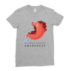 stomach cancer awareness Ladies Fitted T-Shirt