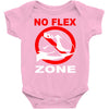 no flex zone arm gym workout Baby Onesie
