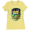 vintage frankenstein mask Ladies Fitted T-Shirt