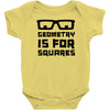 geometry is for squares Baby Onesie