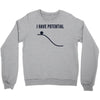 i have potential energy Crewneck Sweatshirt