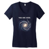 You are Here Women's V-Neck T-Shirt