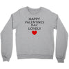 happy valentine day lovely Crewneck Sweatshirt