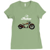 indian motorcycles retro Ladies Fitted T-Shirt