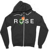 Rose Zipper Hoodie