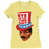 eye of the tiger man Ladies Fitted T-Shirt