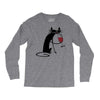 cat and wine Long Sleeve Shirts