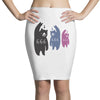 Black Bear Metal Artistshot Pencil Skirts