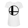 baseball Maternity Scoop Neck T-shirt
