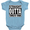 straight outta tomato town Baby Bodysuit