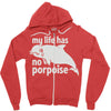 no porpoise Zipper Hoodie