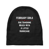 February Girls Baby Beanies