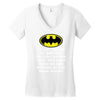 i'm not saying i'm batman funny Women's V-Neck T-Shirt